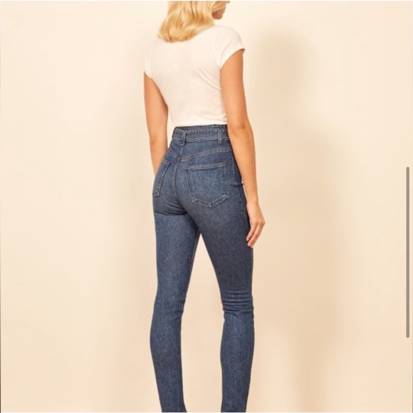 NWOT Reformation High & Skinny ‘Kayo’ Jeans in Newport Size 27 - Picture 2 of 6